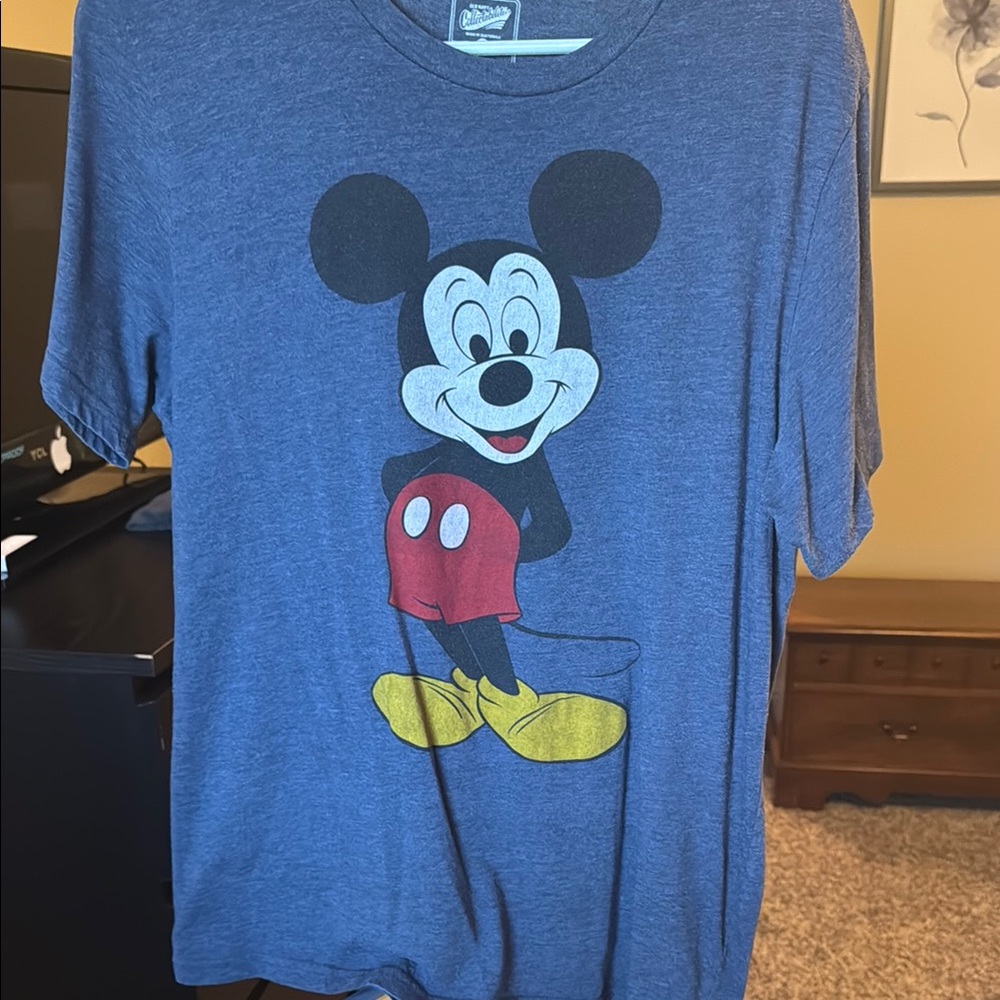Old Navy Blue Mickey Mouse Short Sleeve Tee